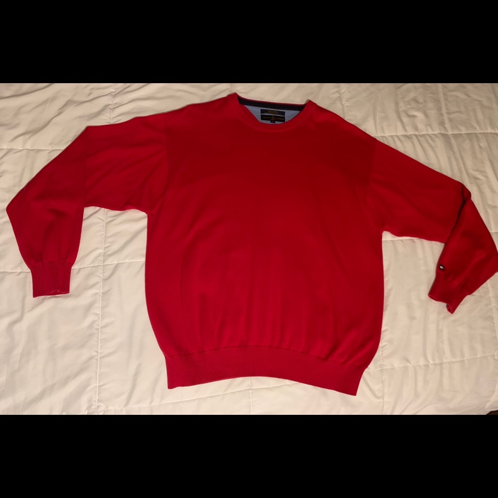 Tommy Hilfiger Golf Red Sweater Large